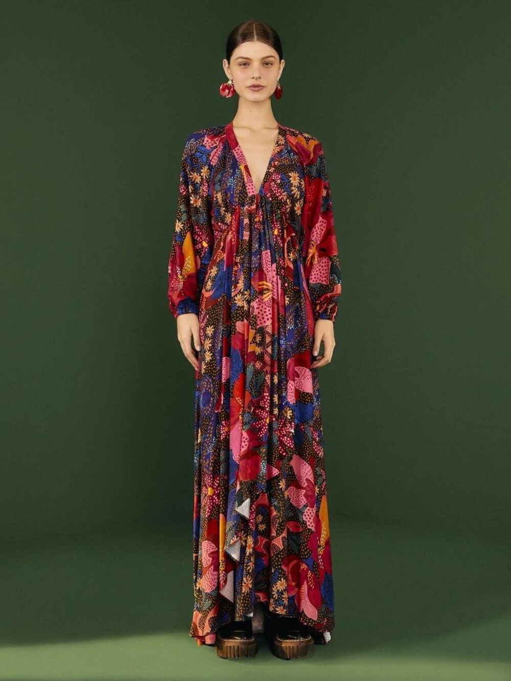 Farm Rio MAXI DRESS Wild Life